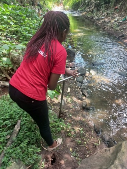Soil sampling along River Kirichwa
